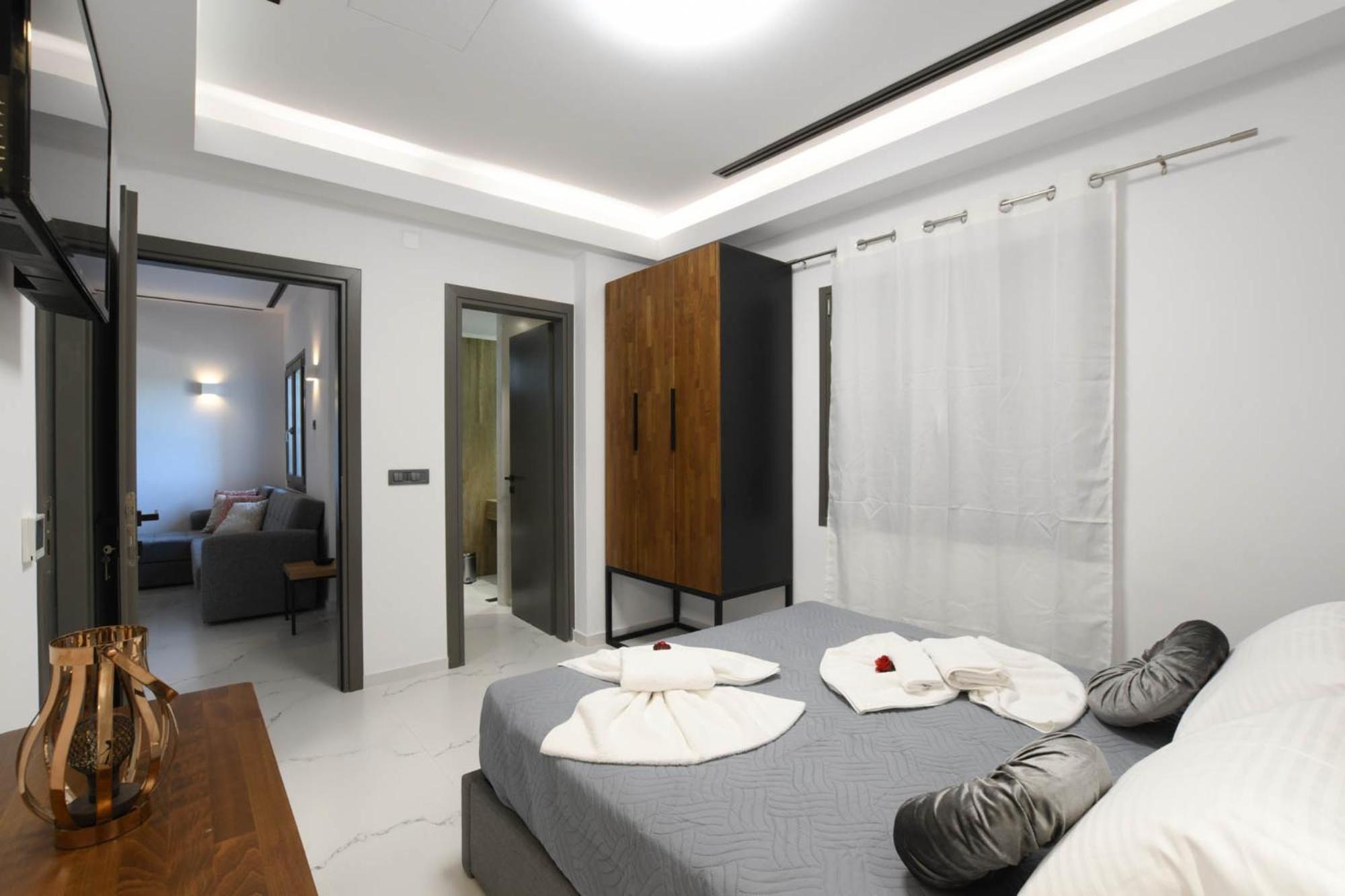 Orion Eco Suites Karteros Chambre photo